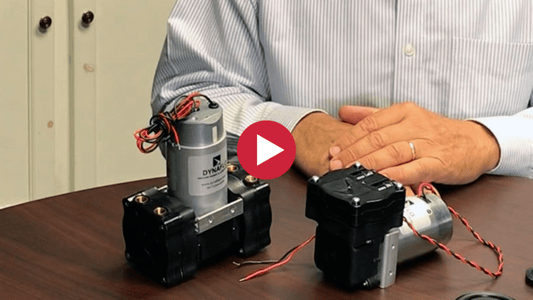 1000 Series mini diaphragm vacuum pumps  designed for vacuum lifers on a desk