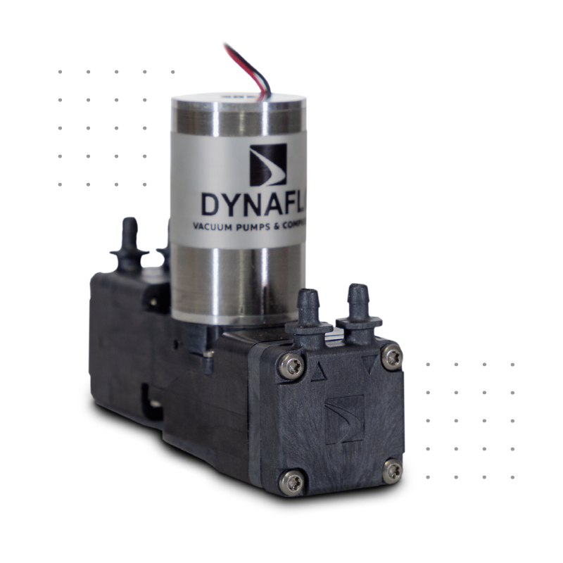6000 Series mini diaphragm pump custom-designed for Drug Infusion Systems